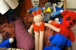 lively knitted critters