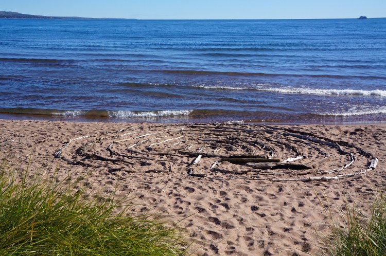 driftwood labyrinth