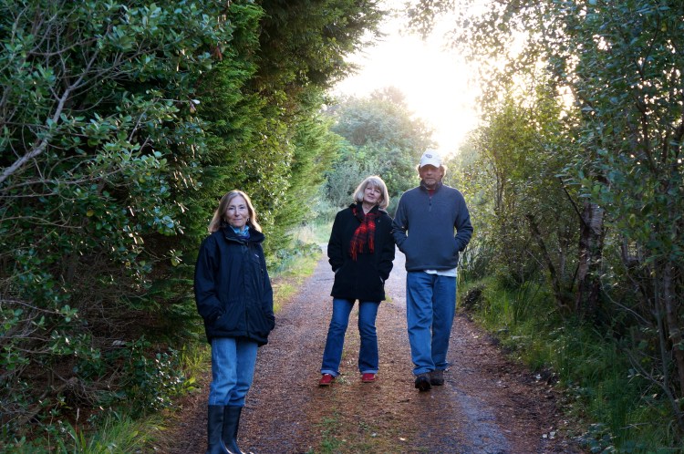 walking to the beach