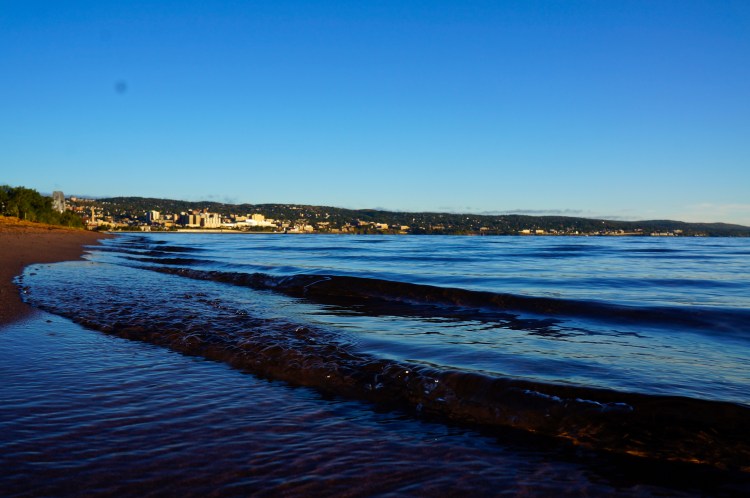 looking toward Duluth's downtown from here