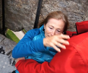 I kissed it . . .  hurray!