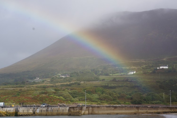 one of three rainbows we saw this afternoon