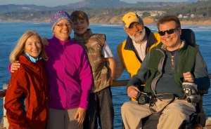 Here we are all together now at Yachats, OR