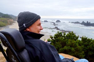Jeff joy at Seal Rock in Oregon