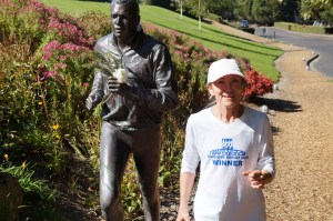 runnin' the Nike trail in Portland, OR