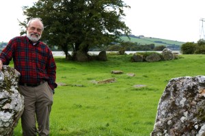 smilin' Phil in a stone circle